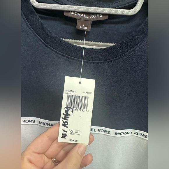 (A16) NWT Micheal Kors | Midnight Long sleeve - Picture 3 of 4